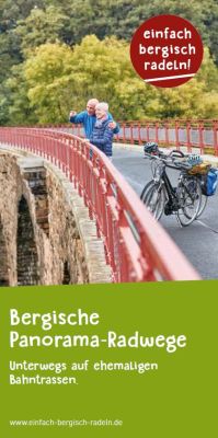 Flyer Bergische Panorama-Radwege Übersichtskarte