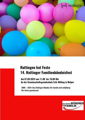 Plakat Familienbündnisfest 2024