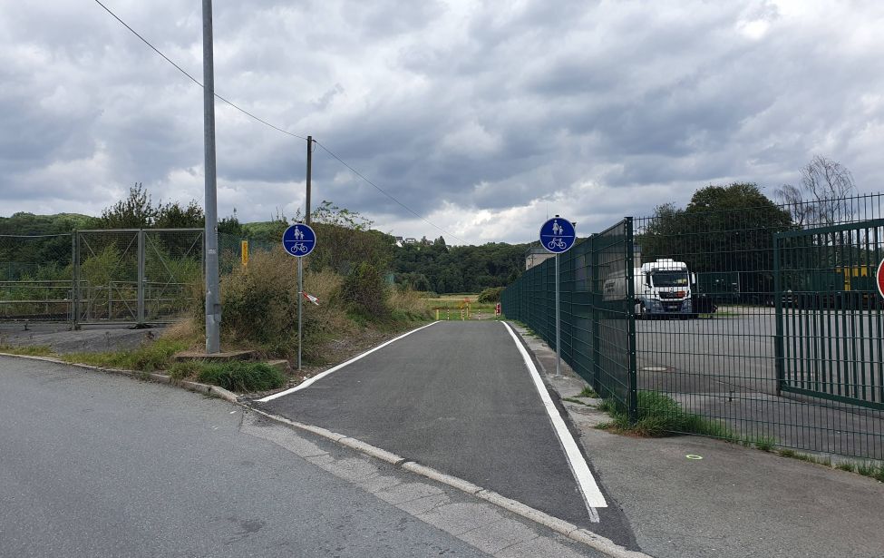 Neuer Geh-und Radweg