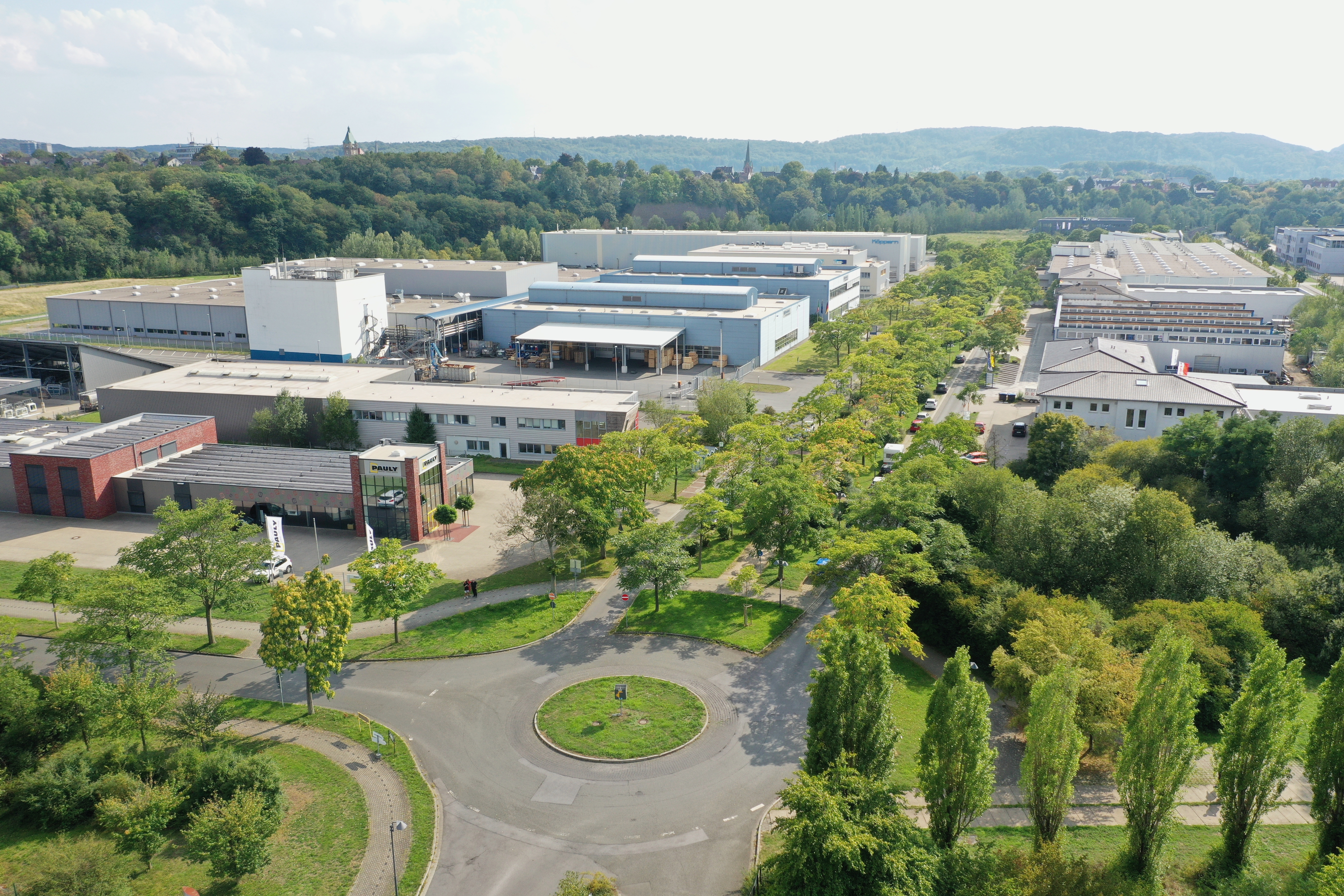 Fotografie der Ruhrallee im Gewerbe- und Landschaftspark Henrichshütte