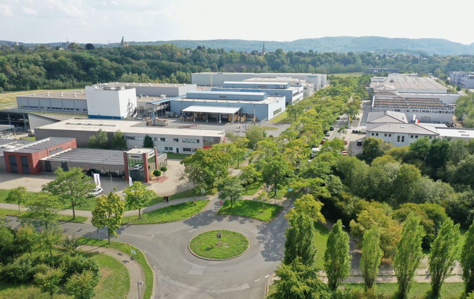 Fotografie der Ruhrallee im Gewerbe- und Landschaftspark Henrichshütte