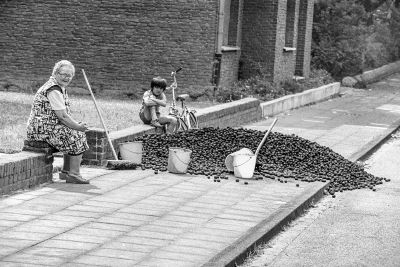 Angelieferte Ladung Eierkohle, Castrop-Rauxel (1983) (C) LWL-Medienzentrum für Westfalen