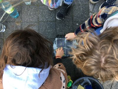 Die Stolpersteinputzaktion (C) Stadt Hattingen