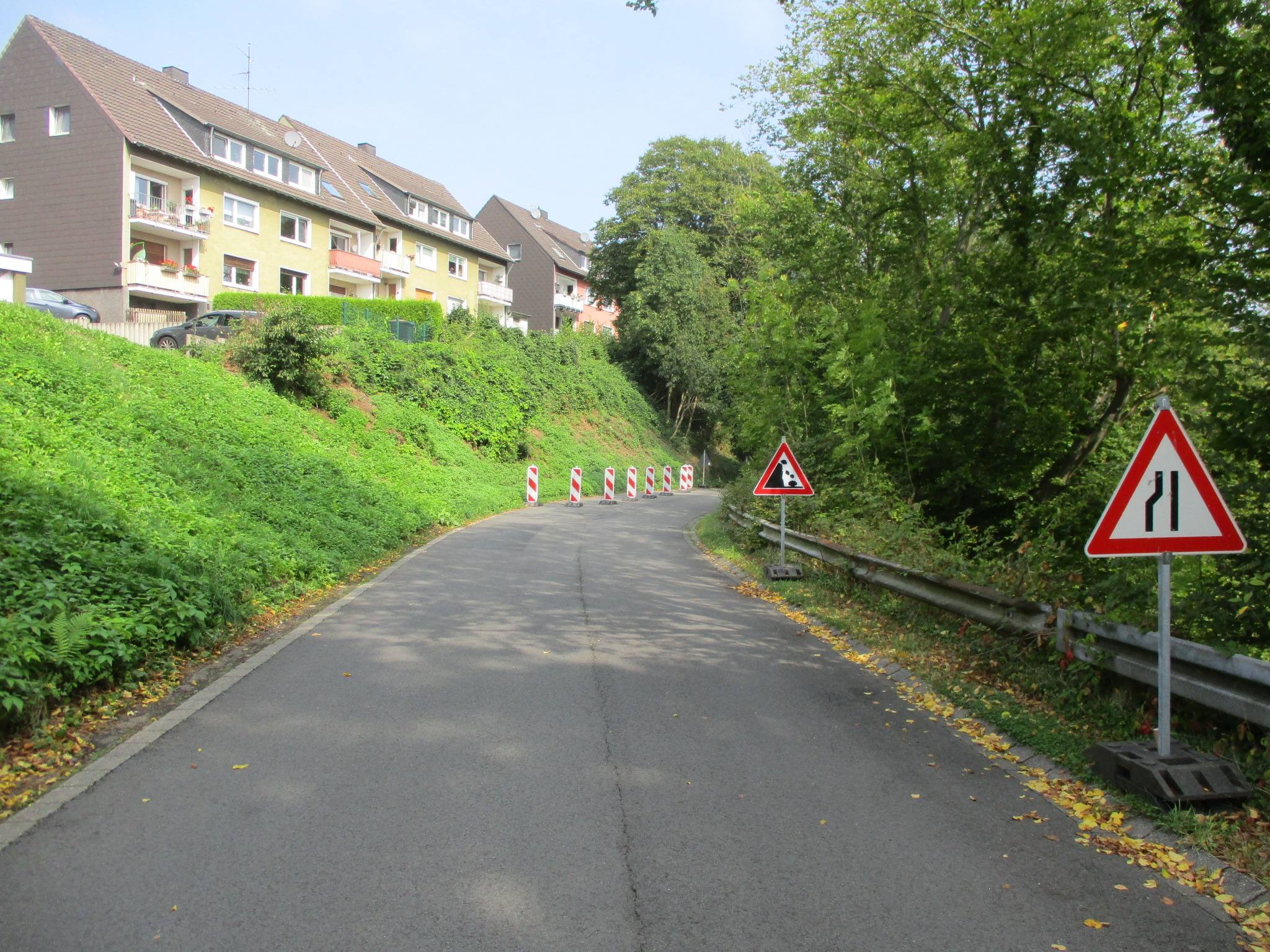 Hangrutsch an der Königsteiner Straße 