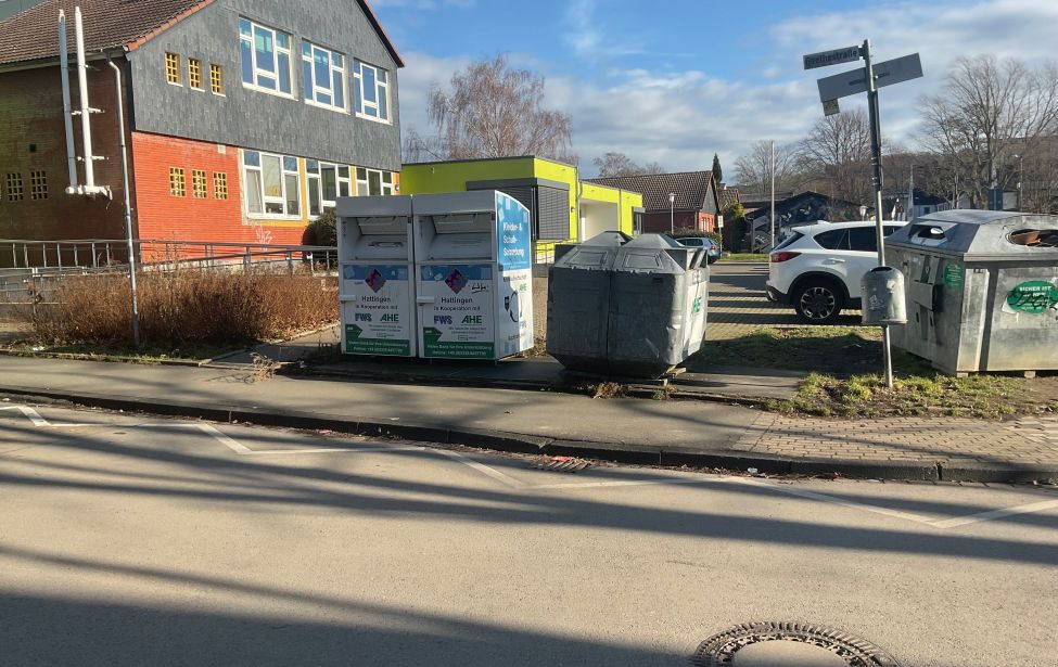 In der Goethestraße entsteht in der kommenden Woche die neue Zufahrt zum Parkplatz Kita Bruchfeld