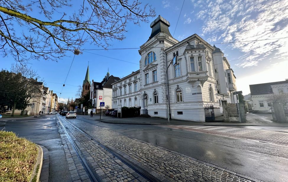 Bahnhofstraße vor Baubeginn